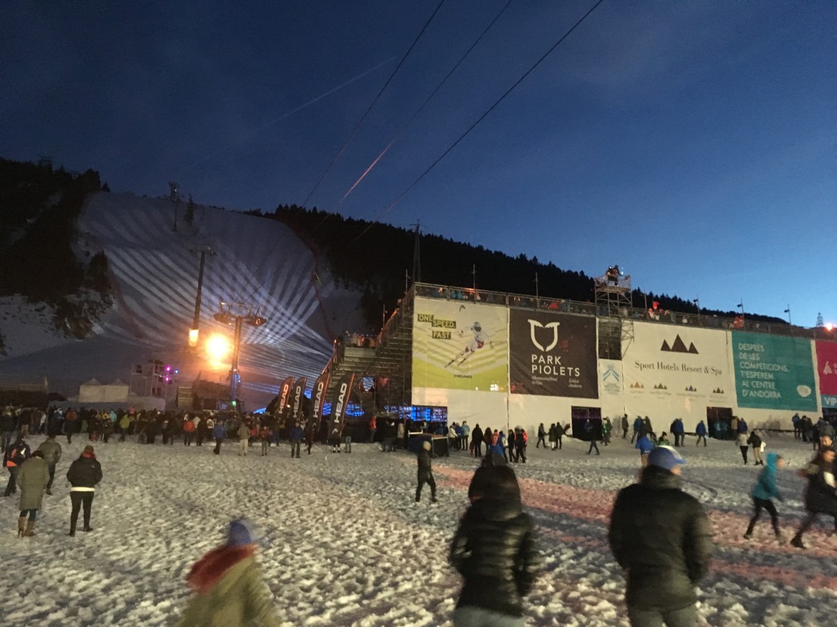 Preparing for FIS World Cup opening ceremony