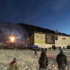 Preparing for FIS World Cup opening ceremony