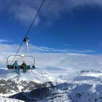 Riding high on the Solana chairlift