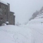 Snow on the roads in Soldeu 16/01/17