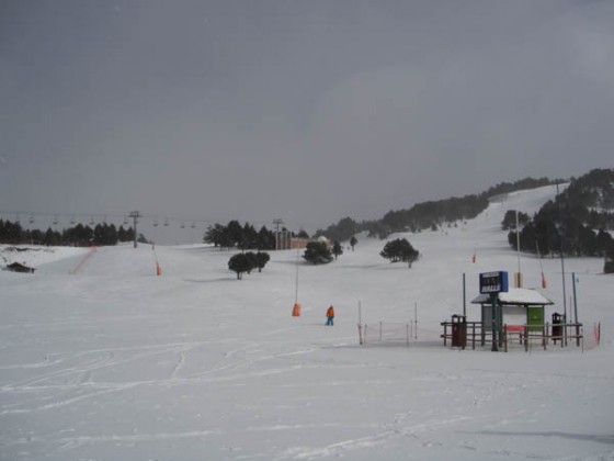 Empty slopes on 6th December