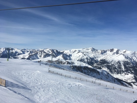 View from top of Assaladores chairlift