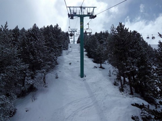 Soldeu Chairlift 23rd March