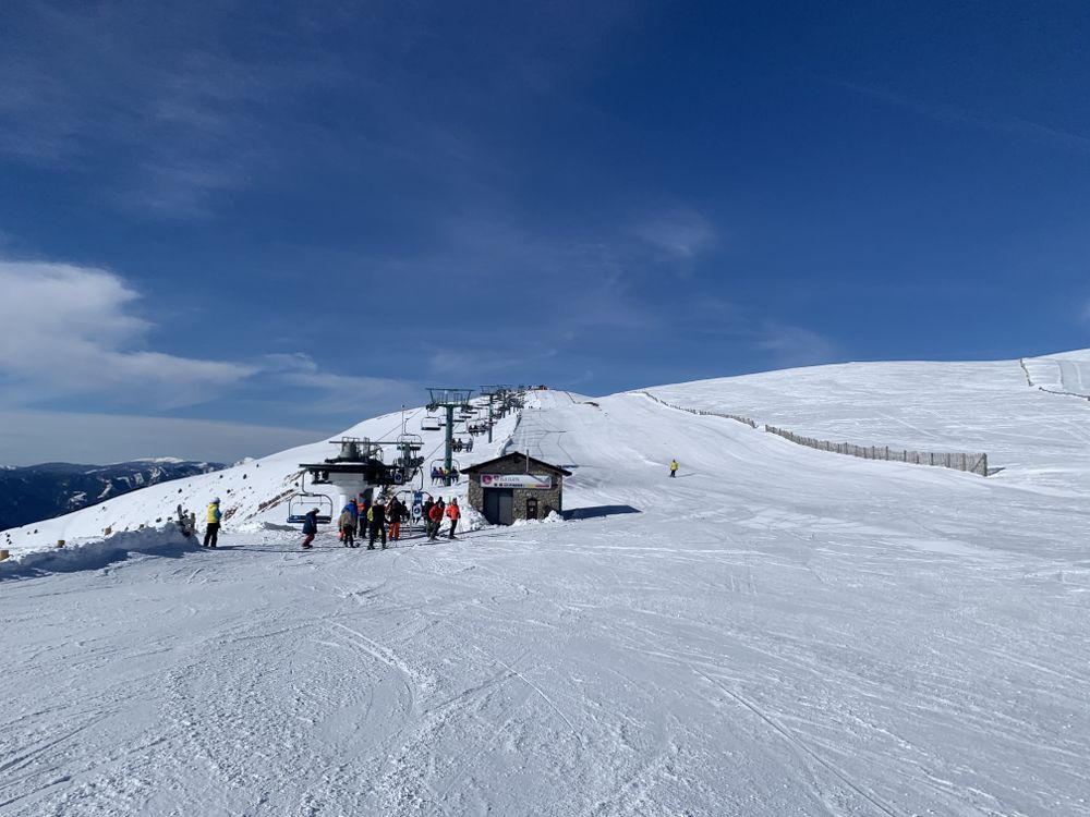 Approach to Els Clots chairlift