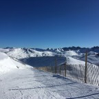 Top of Cortalets run on a sunny day