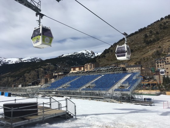 The stands are up and ready for the FIS World Cup Finals, taking place 11-17 March 2019