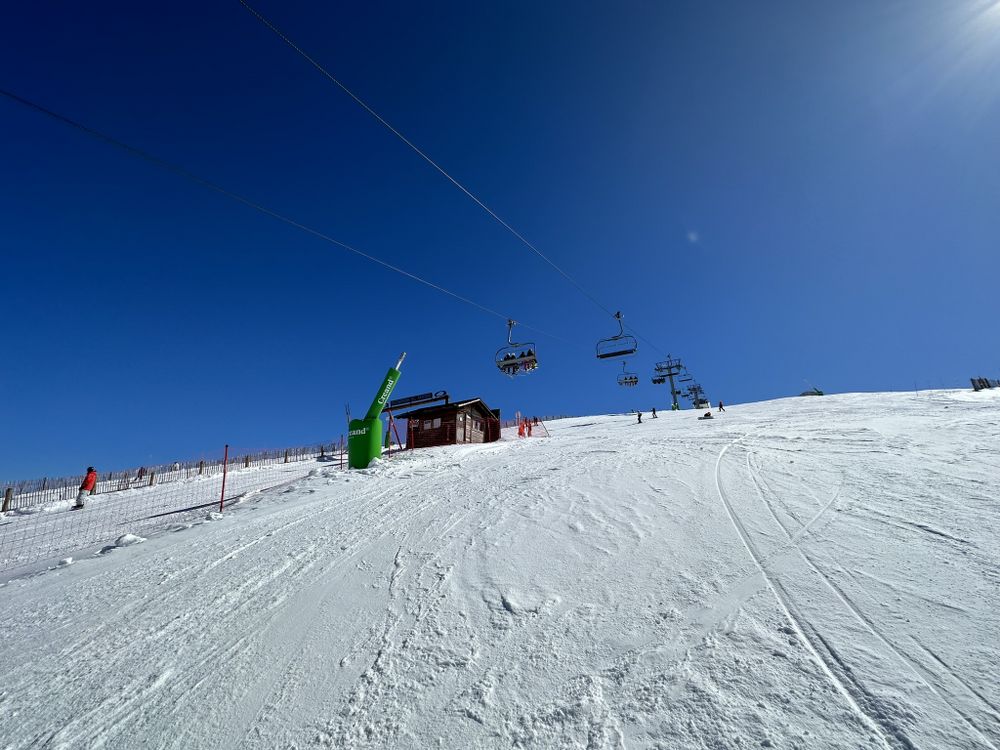 1st March - view of Tosa Espiolets lift