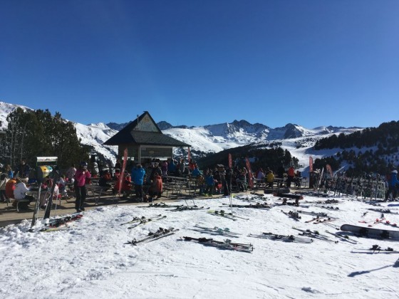 Lunch with a view in Grandvalira-Soldeu!