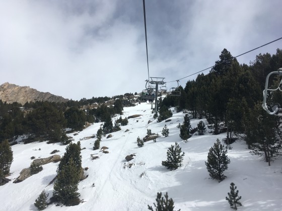 Portella chairlift - access to the rest of Grandvalira from Canillo sector
