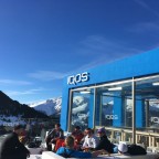 Relaxing in the sunshine on Iqos terrace