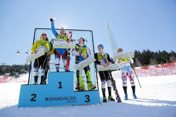 Mens slalom podium - 12th March