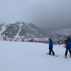 Andorra Resorts team on Gall de Bosc blue run