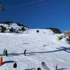 Views of Astoret blue run from Solana chairlift
