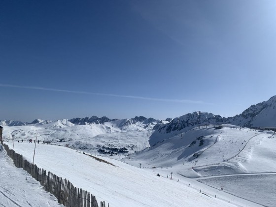 Views from the top of Solanelles chairlift