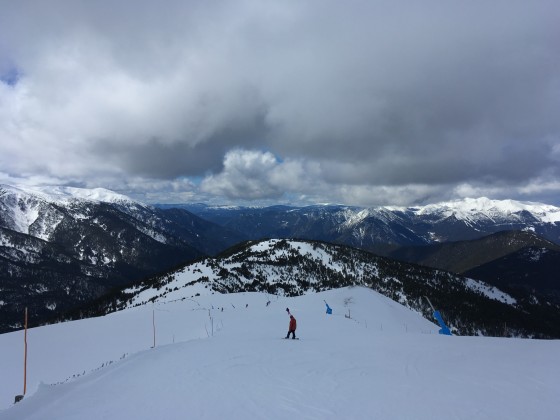 Best views in all of Grandvalira from the Rossignol