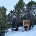 Expert's entrance to El Tarter snow park