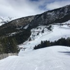 View of Canillo beginners area, taken from the Rossinyol blue run