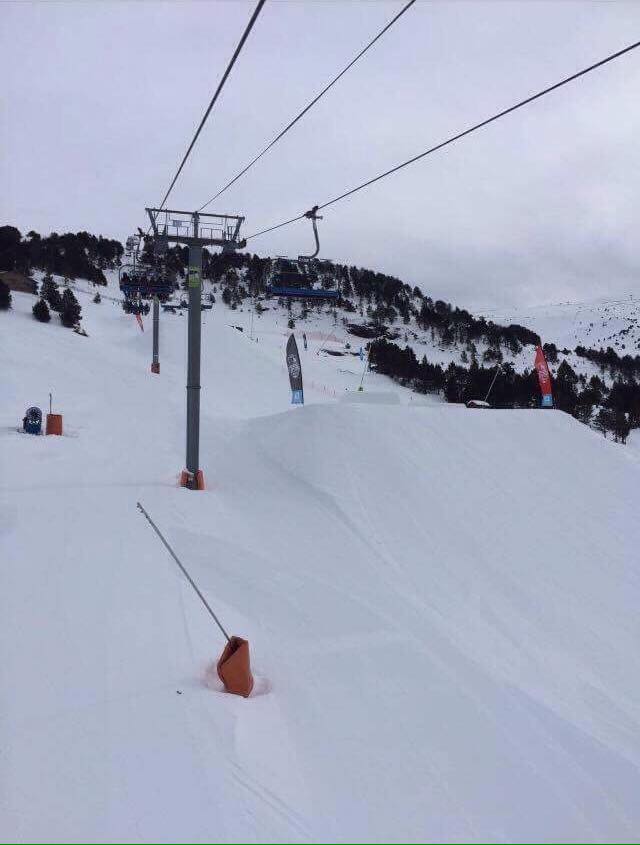 View of El Tarter Snowpark from Tosa Espiolets 10/02