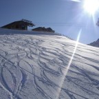 Inbetween the Colibri chair lift and the Funicamp - 30/01/2012