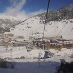 A view of Soldeu from the gondola