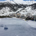 Soldeu village from the Soldeu chairlift