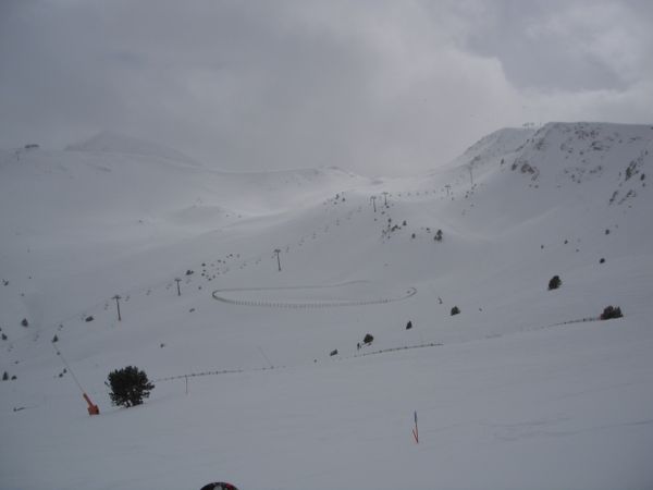 Quiet Soldeu slopes 26/03