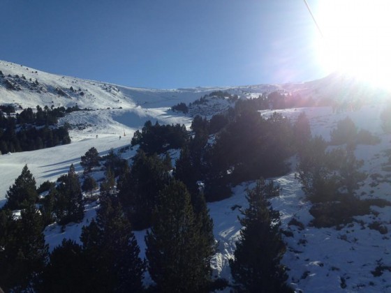 View from Llosada Chairlift
