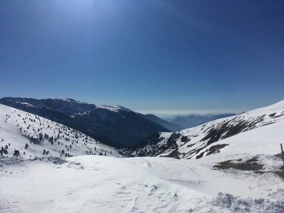 View from base of Els Clots chairlift