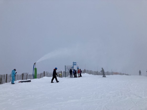 2nd Jan - snowcannons