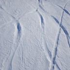 The wind has created beautiful patterns on the snow